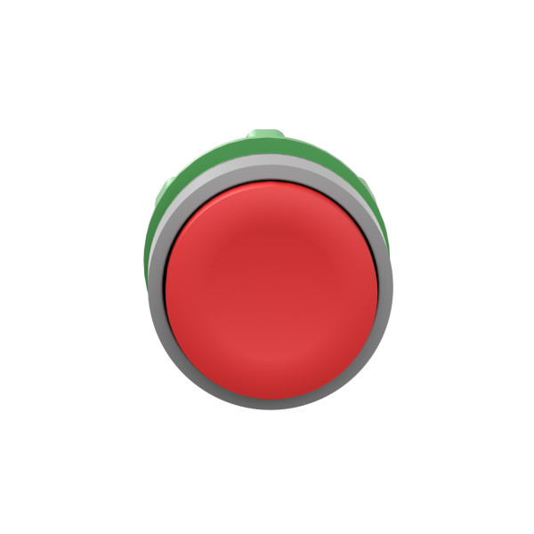 Harmony xb5 - tête bouton poussoir - Ø22 - col grise - dépassant - rouge