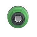 Harmony xb5 - tête bouton poussoir lum - Ø22 - col flush grise - dépass - vert