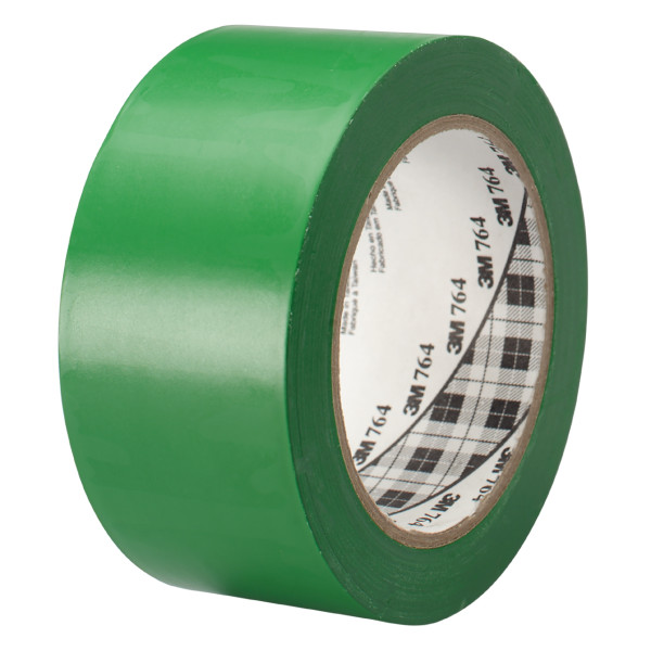 Ruban adhésif vinyle 3m 764i, vert, 50 mm x 33 m