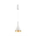 Lalu® cone 15, abat-jour, mix&match, h : 17 cm, blanc/or