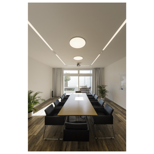 Kadux, encastré de plafond, triple, 3000 k, 38°, ip 20, carré, blanc