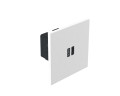 Prise 1 usb type-c art univers epure 3a 30w power delivery - blanc satin