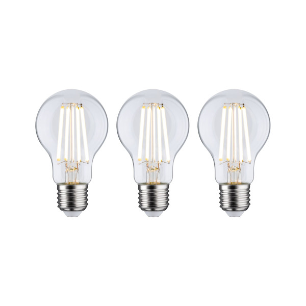 Ampoule led pack de 3 agl e27 840lm 4w 3000k clair 230v