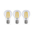 Ampoule led pack de 3 agl e27 840lm 4w 3000k clair 230v