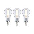 Ampoule led pack de 3 gouttes e14 525lm 2,5w 3000k clair 230v