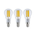 Ampoule led pack de 3 gouttes e14 525lm 2,5w 3000k clair 230v