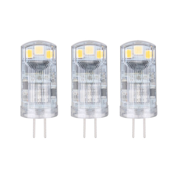 Ampopules broches led lot de 3 g4 200lm 1,8w 2700k 12v