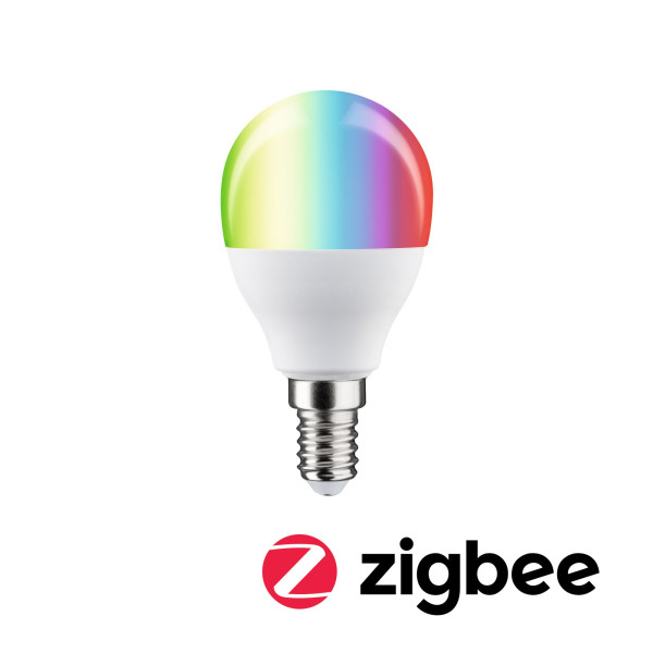 Ampoule led zb rgbw goutte e14 470lm 2200k-6500k dim 230v