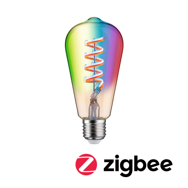 Ampoule led zb rgbw st64 e27 470lm 2200k-6500k dim or 230v