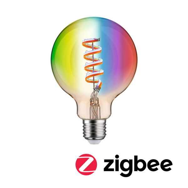 Ampoule led zb rgbw g95 e27 470lm 2200k-6500k dim or 230v