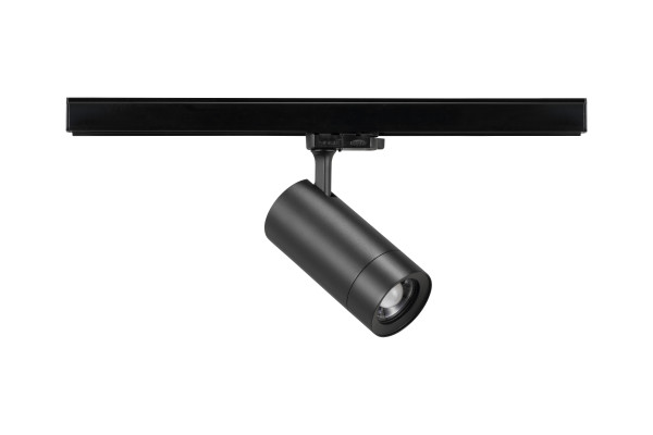 Spots sur rail lenzo large 30w 1925lm 930 o/b dimmable noir