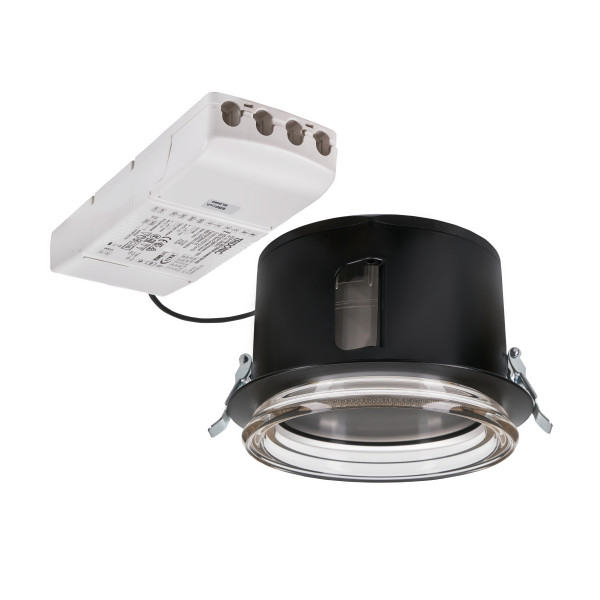 Downlight equinox 165 25w 1925lm luminature hcl sylsmart ssc noir