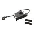 Prise multilink incara horizontal 2p+t schuko + usb a+c- cord 2m - noir