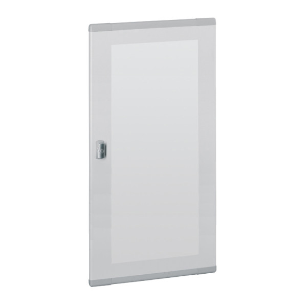 Porte plate vitrée XL3 400 - pour coffret et armoire H 1200 mm