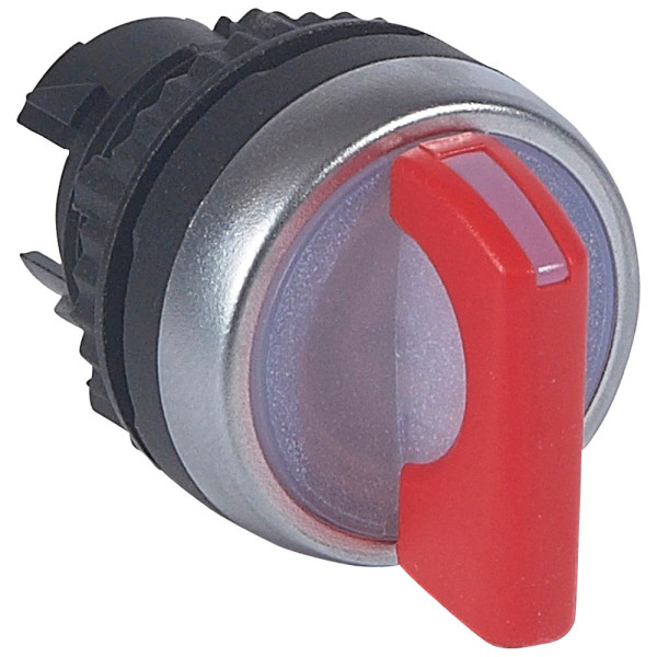 Osmoz compo - bouton tournant lumineux - manette - 2 posit. fixes - 90° - rouge