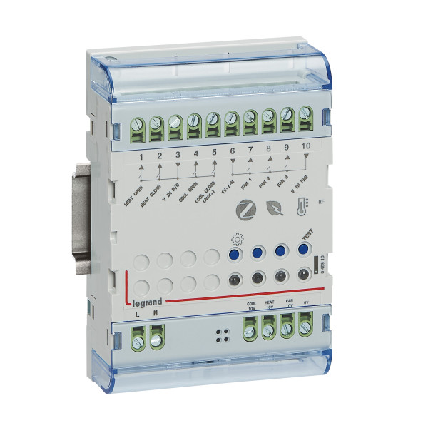 Actionneur cvc chauffage et climatisation radio zigbee 110v à 240 v~