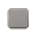 Poussoir plexo composable - gris