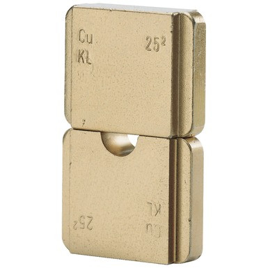 Matrice série "k5" pour cosses roulées brasées section 25 mm²