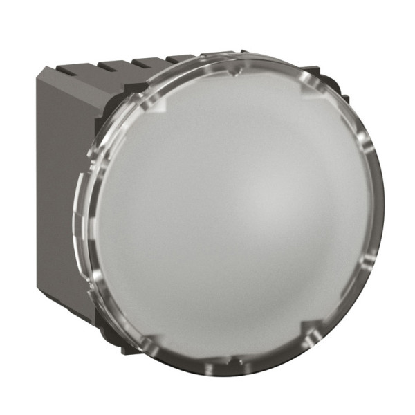 Voyant LED de signalisation Legrand Céliane 230V enjoliveur opalescent et bague Titanium