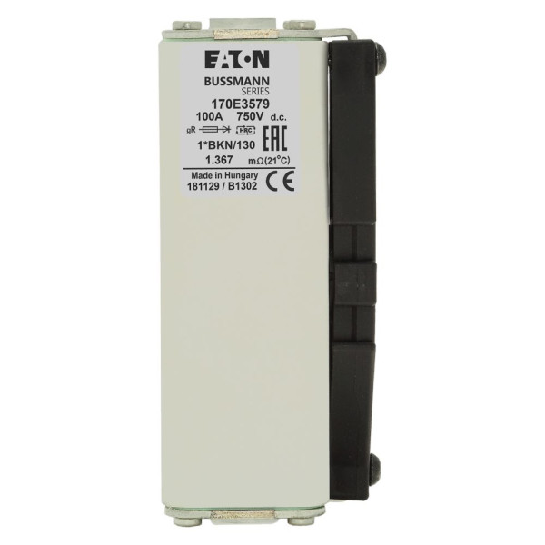 FUSE 100A 750V DC gR 1*BKN/130 (170E3579)