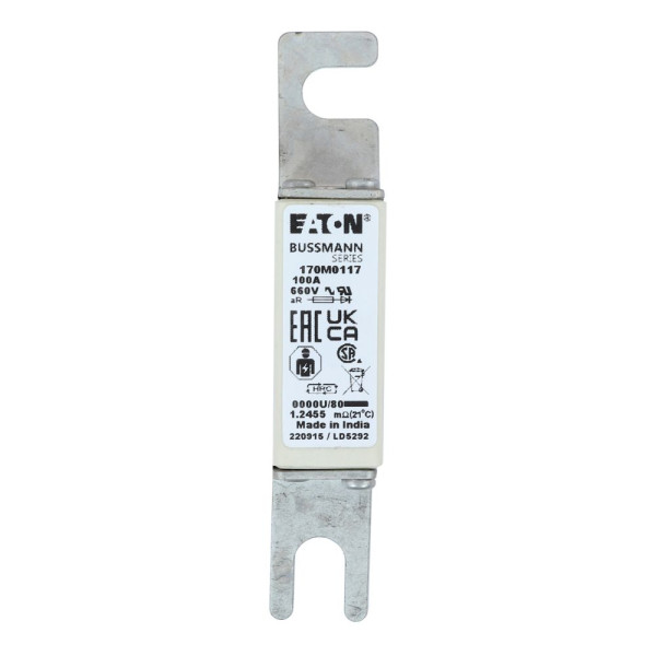 Fuse 100a 660v 0000u/80 ar ur 