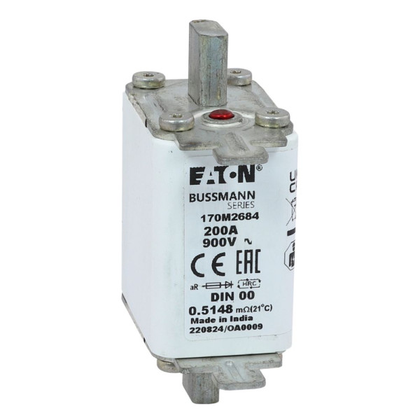 Fuse 200a 900v din 00 ar 