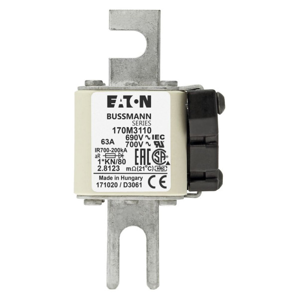 Fuse 63a 690v 1*kn/80 ar uc 