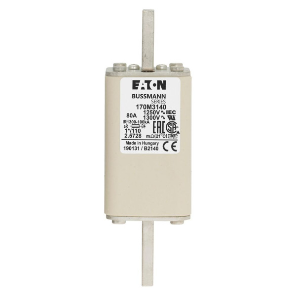 Fuse 80a 1250v 1*/110 ar cu 