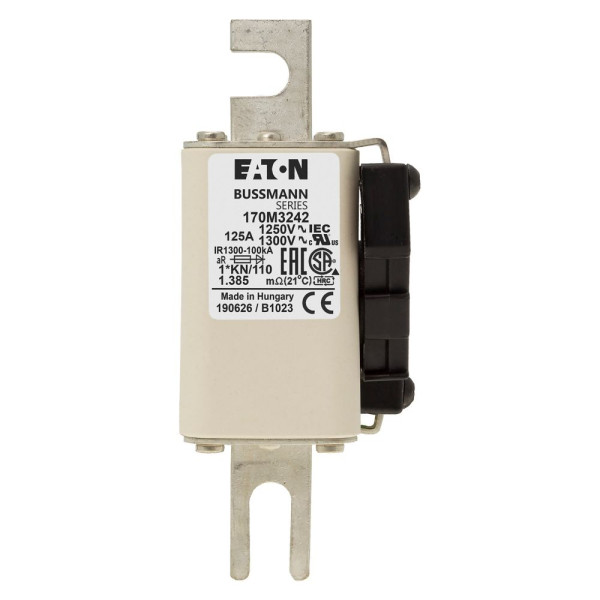 Fuse 125a 1250v 1*kn/110 ar cu 