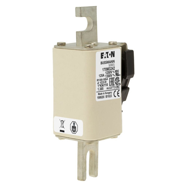 Fuse 125a 1250v 1*kn/110 ar cu 