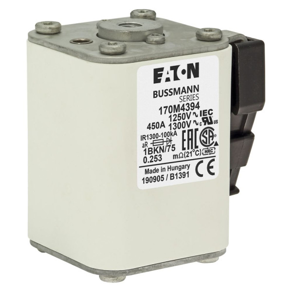 Fuse 450a 1250v 1bkn/75 ar cu 