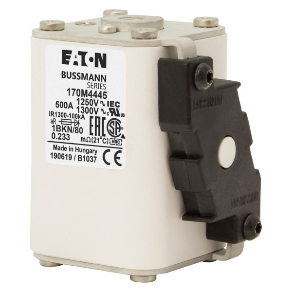 Fuse 500a 1250v 1bkn/80 ar cu 