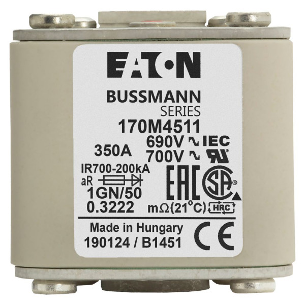 Fuse 350a 690v 1gn/50 ar uc 