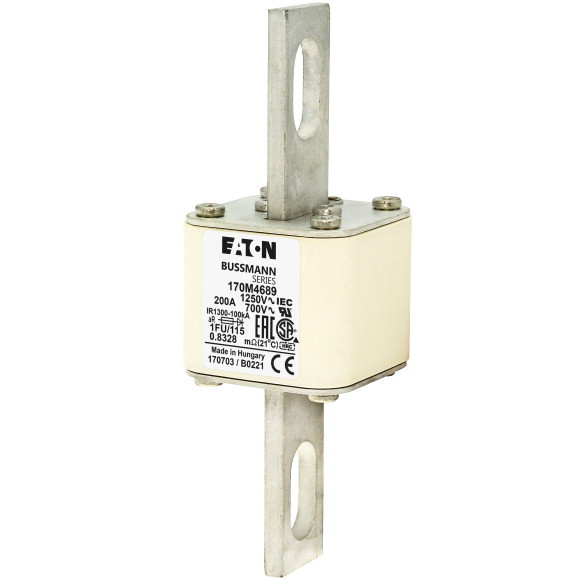 Fuse 200a 1250v 1fu/115 ar cu 