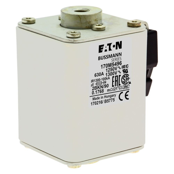 Fuse 630a 1250v 2bkn/90 ar cu 