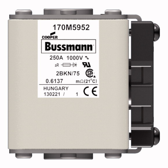 Fuse 250a 1000v 2bkn/75 ar ur 