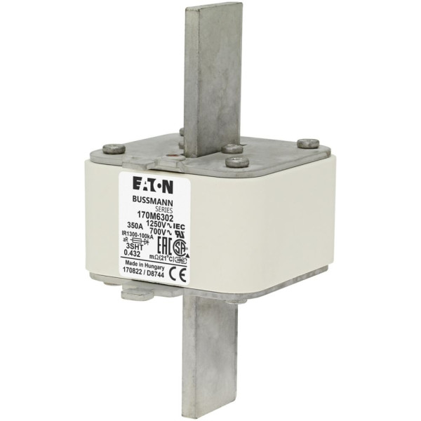 Fuse 350a 1250v 3sht ar cu 