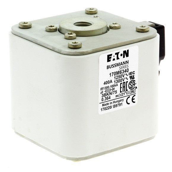 Fuse 400a 1250v 3bkn/75 ar cu 