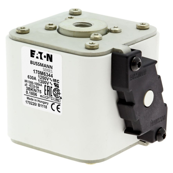 Fuse 630a 1250v 3bkn/75 ar cu 