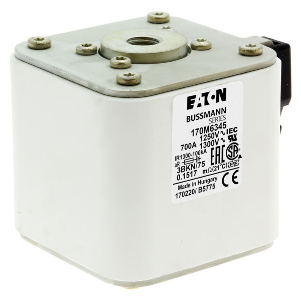 Fuse 700a 1250v 3bkn/75 ar cu 