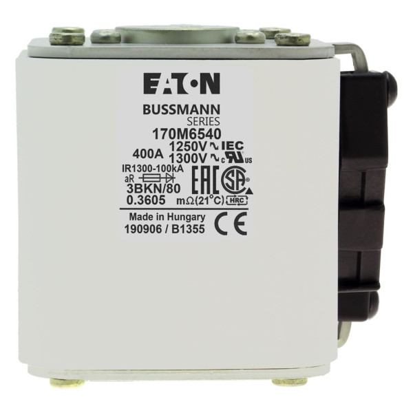 Fuse 400a 1250v 3bkn/80 ar cu 