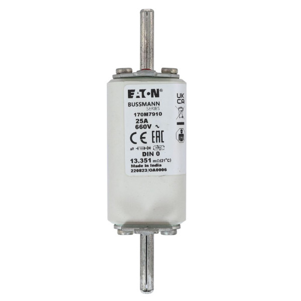 Fuse 25a 660v din 0 ar 