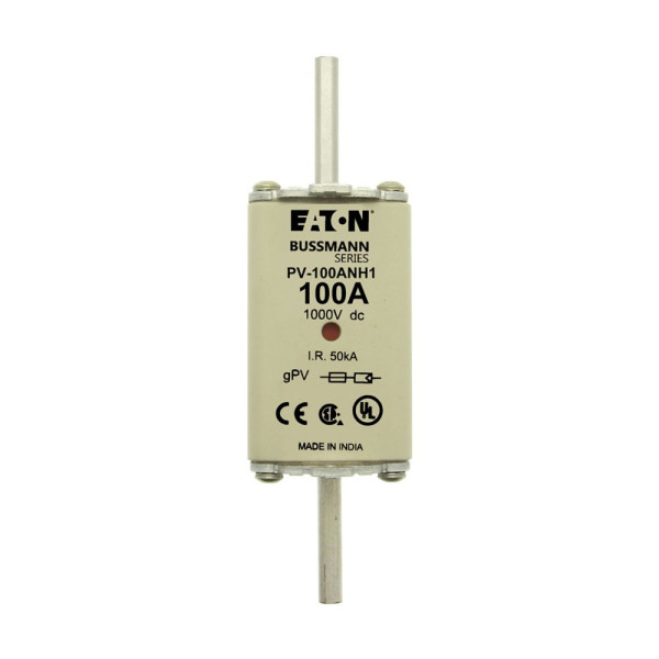 Fuse 100a 1000v dc pv size 1 dual ind 