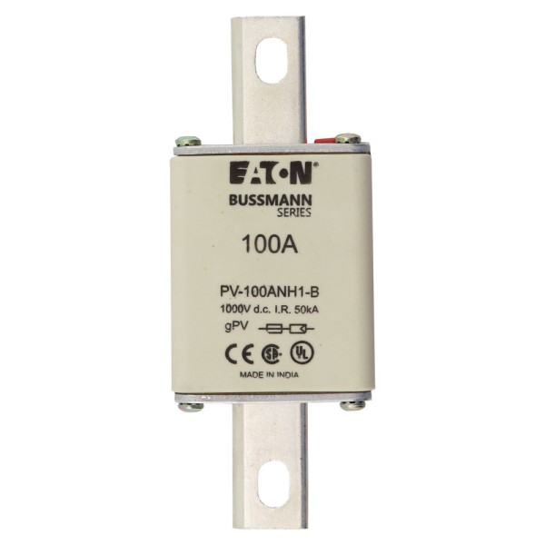 Fuse 100a 1000v dc pv size 1 bolted tag 