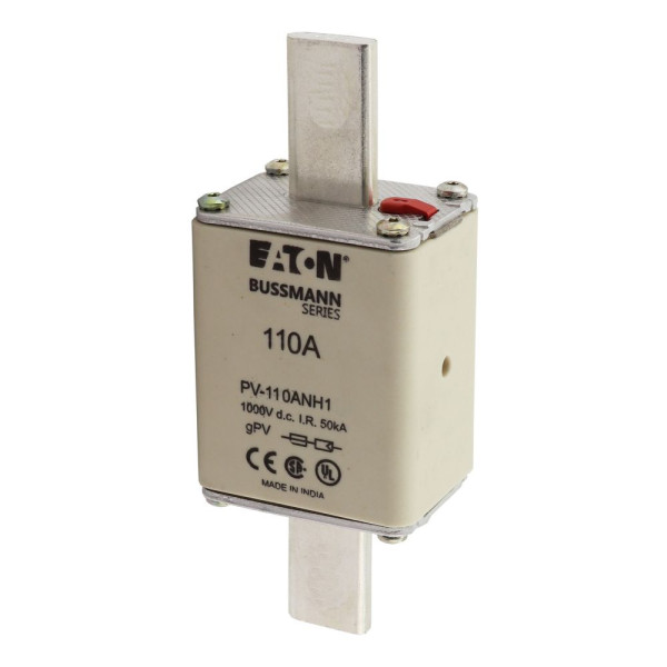 Fuse 110a 1000v dc pv size 1 dual ind 