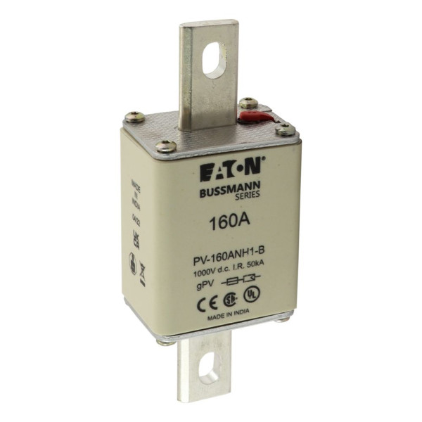 Fuse 160a 1000v dc pv size 1 bolted tag 