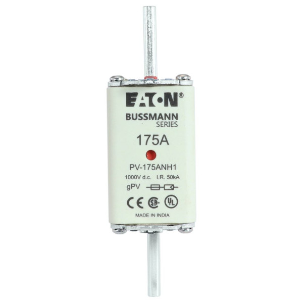 Fuse 175a 1000v dc pv size 1 dual ind 