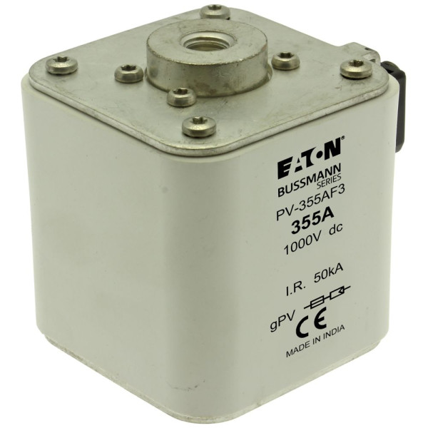 Fuse 355a, 1000v dc size 3 flush end 