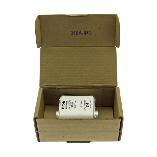 Fuse 355a, 1000v dc size 3 flush end 