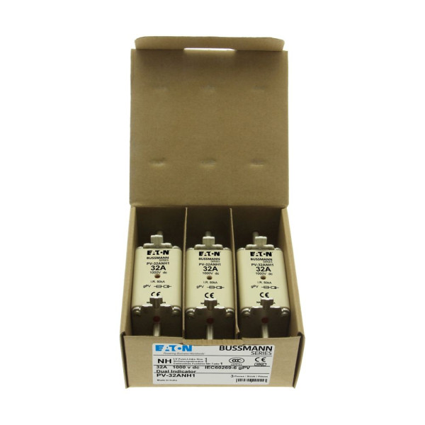 Fuse 355a 1000v dc pv size 3 dual ind 